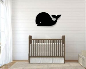 Whale - Metal Wall Art