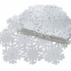 XD10816 Shimmer Snowflake Placemats, 14"x20", Set of 4