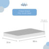 SheetWorld Fitted Youth Bed Sheet - 100% Cotton Jersey - Solid Navy,