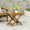 Folding Acacia Wood Outdoor Side Table