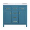 Solid Wood Bathroom Storage Cupboards
