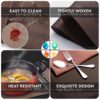 Placemats for Dining Table Set of 8 Table Mats Washable Placemats |