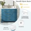 Solid Wood Bathroom Storage Cupboards