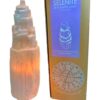 Selenite Crystal Skyscraper Lamp Prime