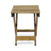 Folding Acacia Wood Outdoor Side Table