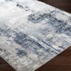Campsall Gray&Blue Abstract Area Rug