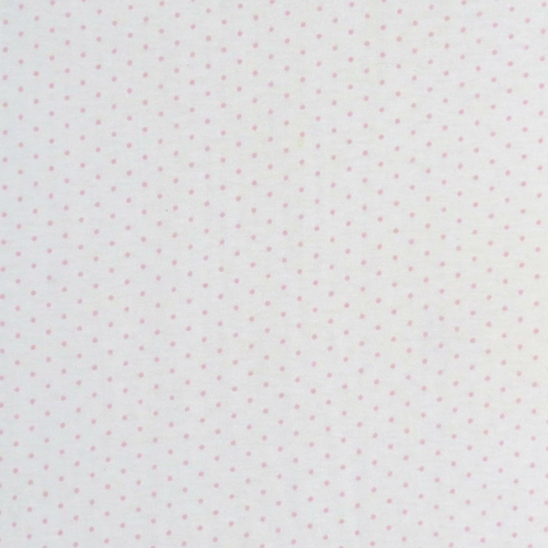 SheetWorld Fitted Youth Bed Sheet - 100% Cotton Jersey - Pink Pindot,