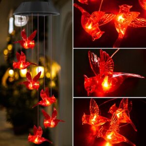 SolarEra Outdoor Wind Chimes Solar Wind Chimes Lights Solar Powered