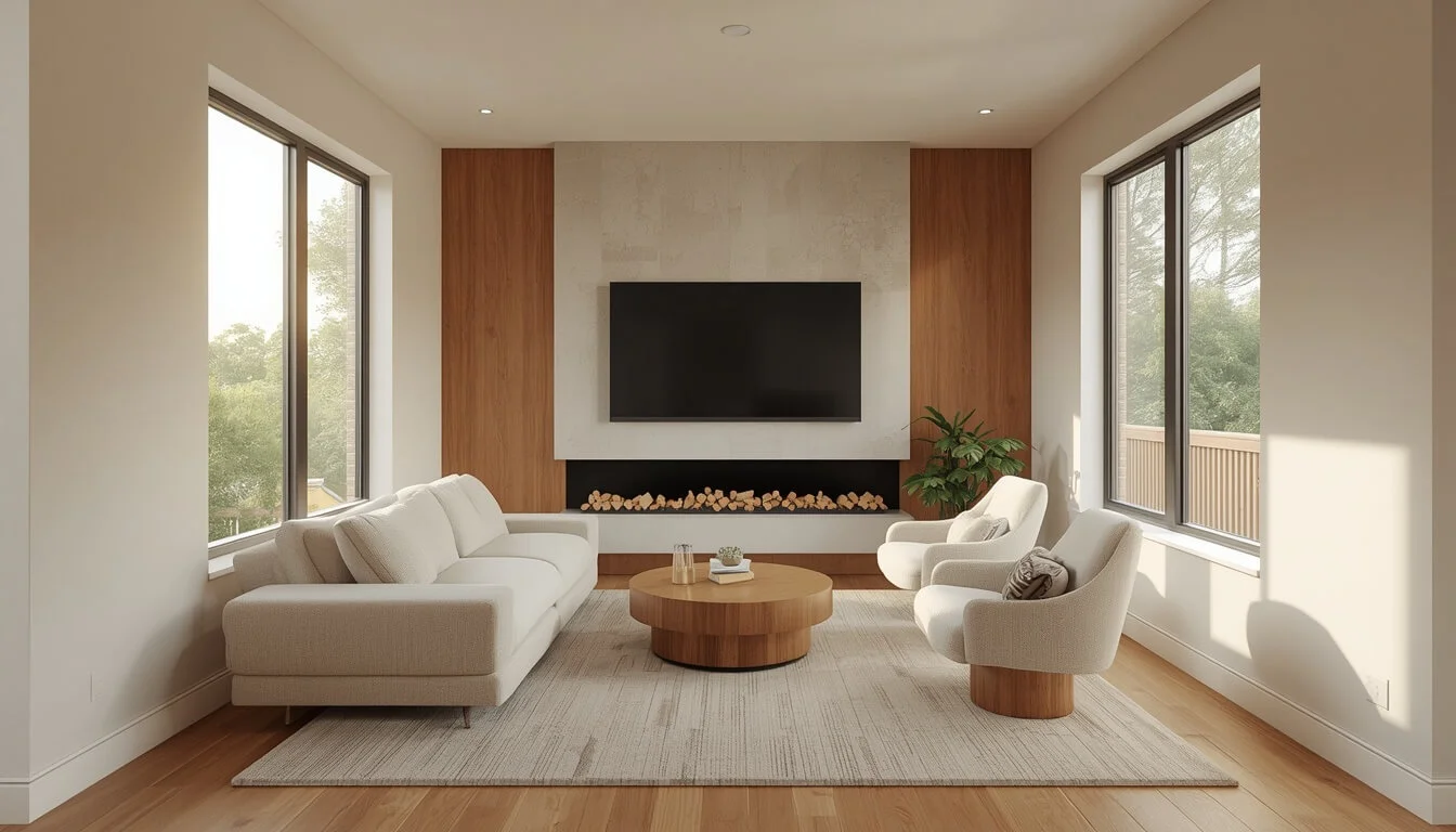 Small Living Room Layout with TV and Fireplace: Spatial Guide